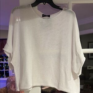 Bolufe White Women's lightweight sweater